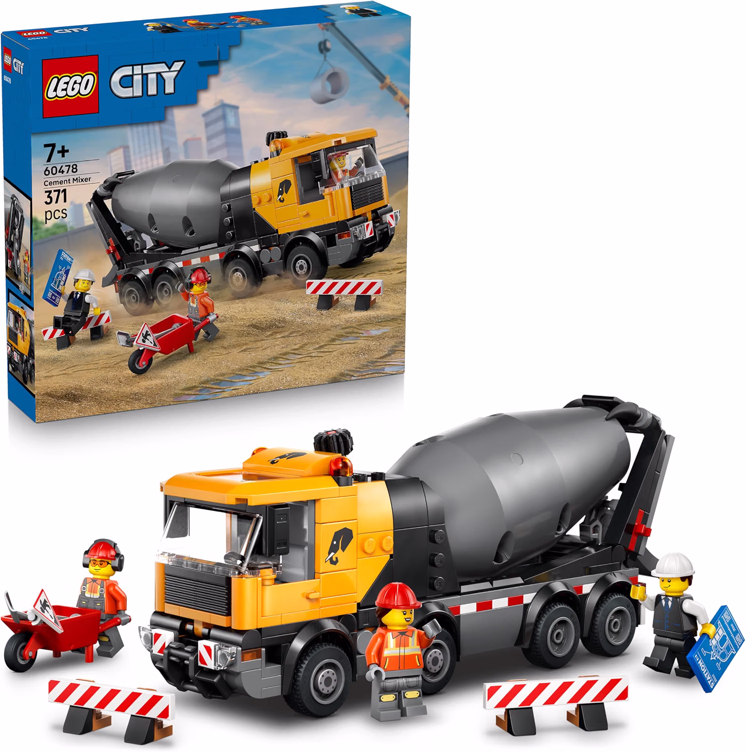 LEGO City Cement Mixer 60478 — фото 1