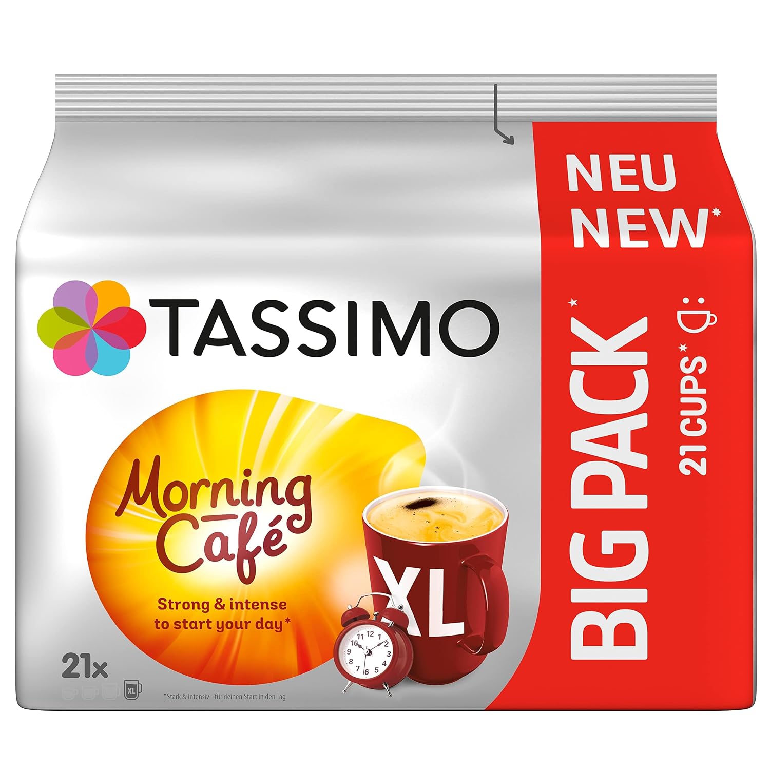 Tassimo Morning Café XL Strong & Intense 21 pads — фото 1