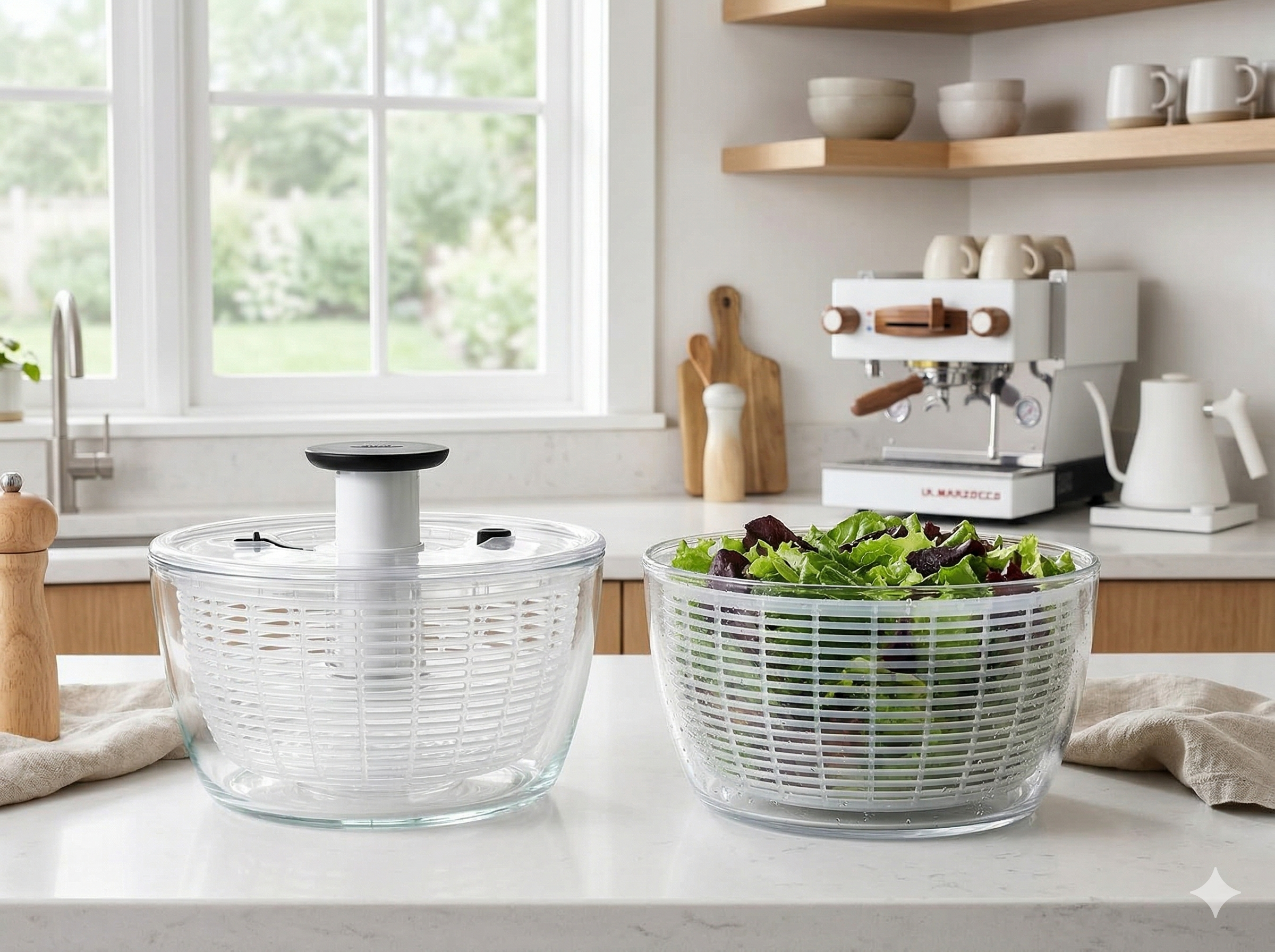 OXO Good Grips Glass Salad Spinner - Large 6.22 — фото 1