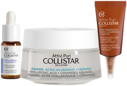 Collistar Attivi Puri Hyaluronic Acid + Ceramides Aquagel Gift Set 50ml + 5ml + 5ml — фото 1