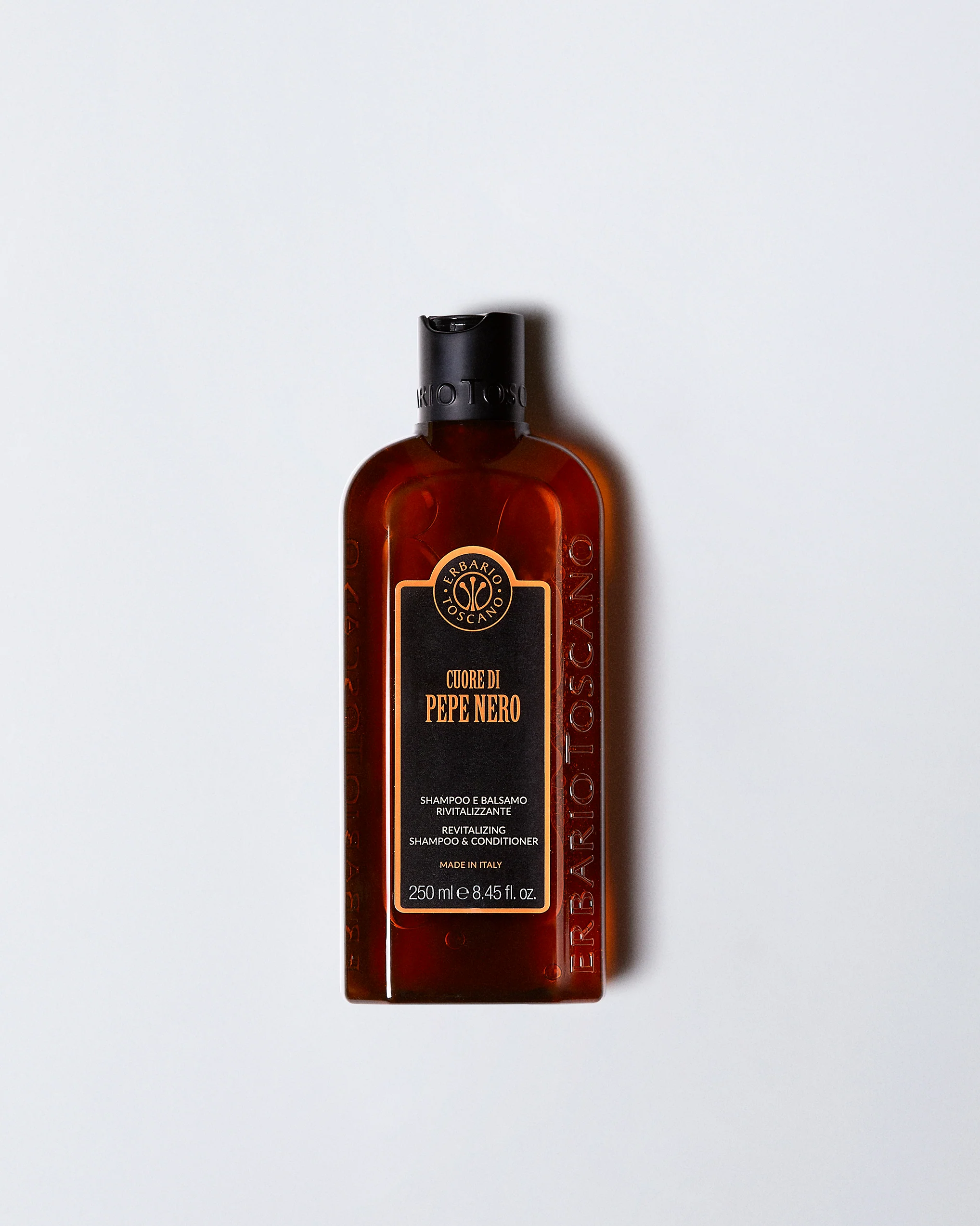 SHAMPOO E BALSAMO RIVITALIZZANTE CUORE DI PEPE NERO 250ml — фото 1